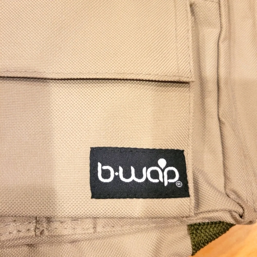 School Backpack Khaki and Green New
